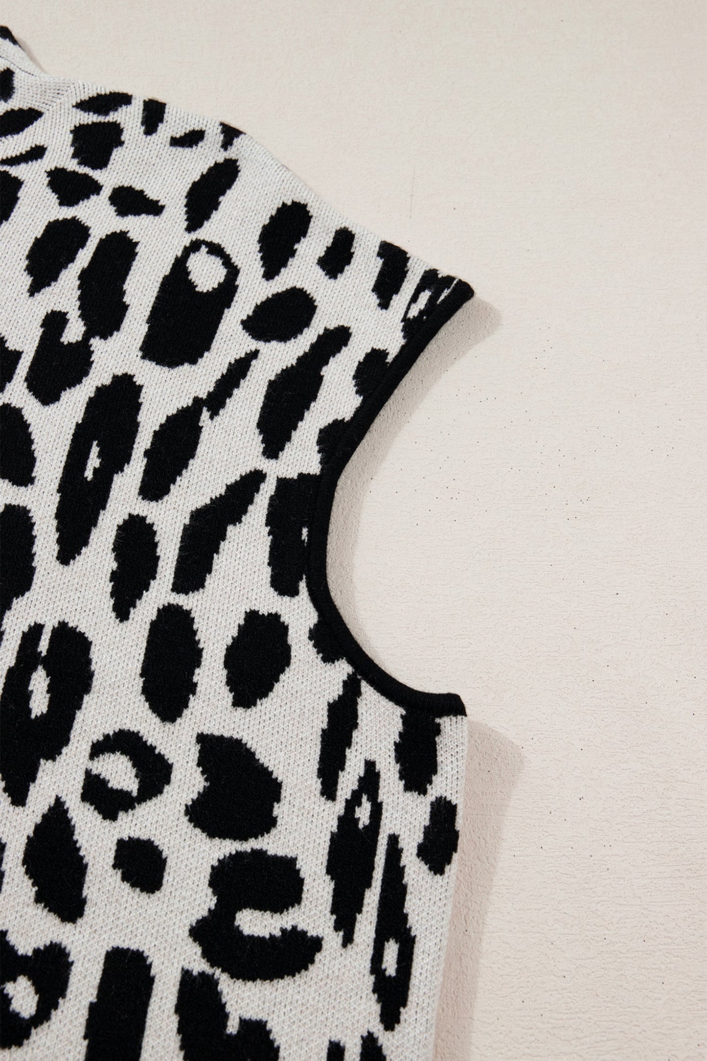 Plus Leopard Knit Top