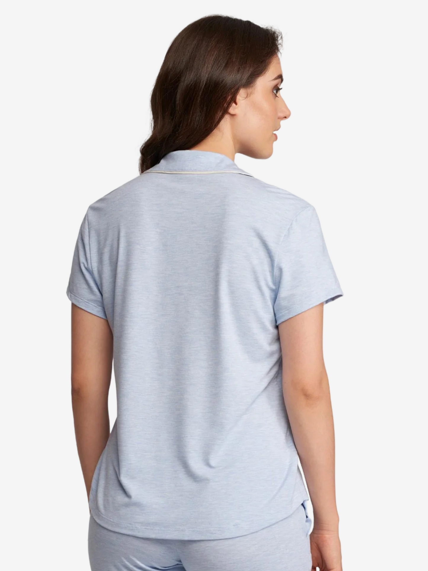 D's Short Sleeve Button Lounge Shirt