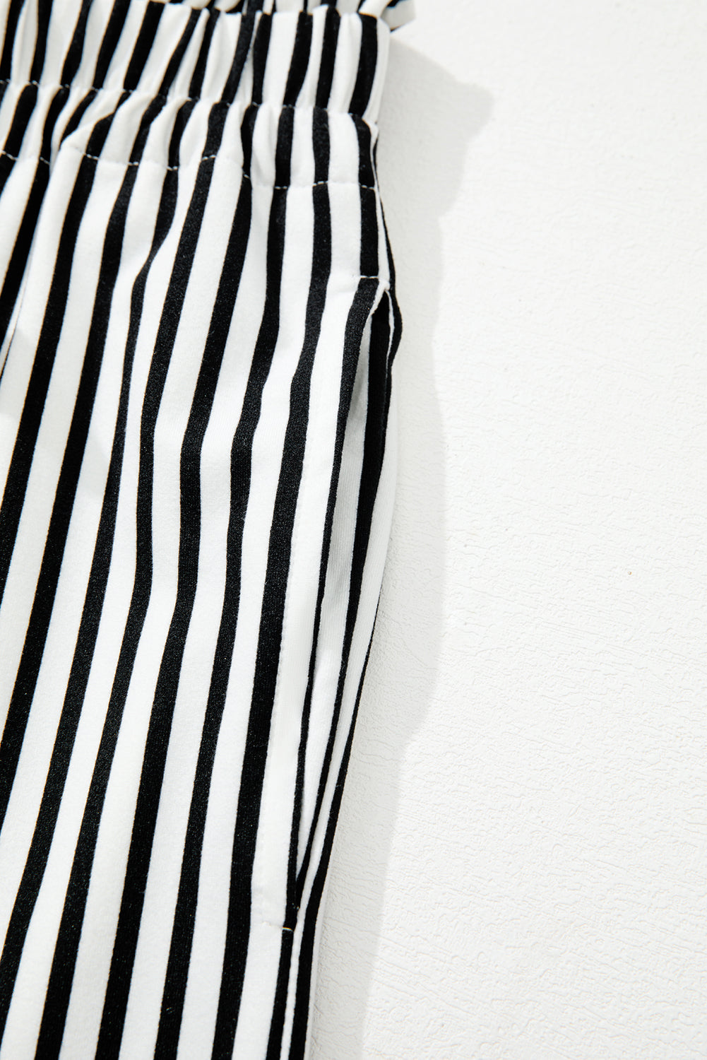 Loose Straight Striped Casual Pants