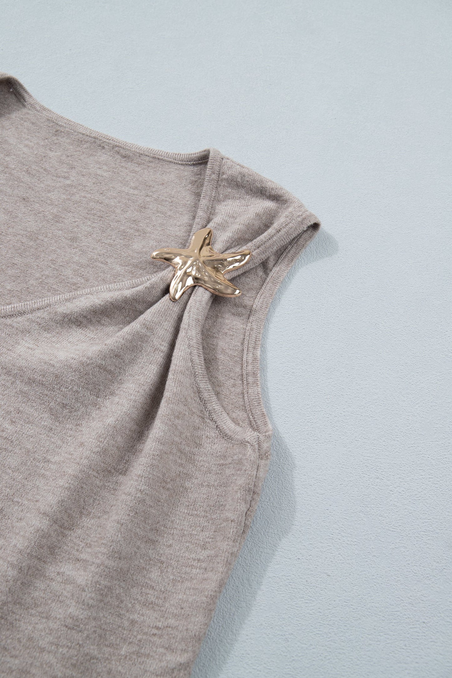 Star Detail Sweater Tank
