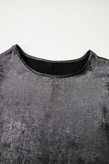 Metallic Top Silver