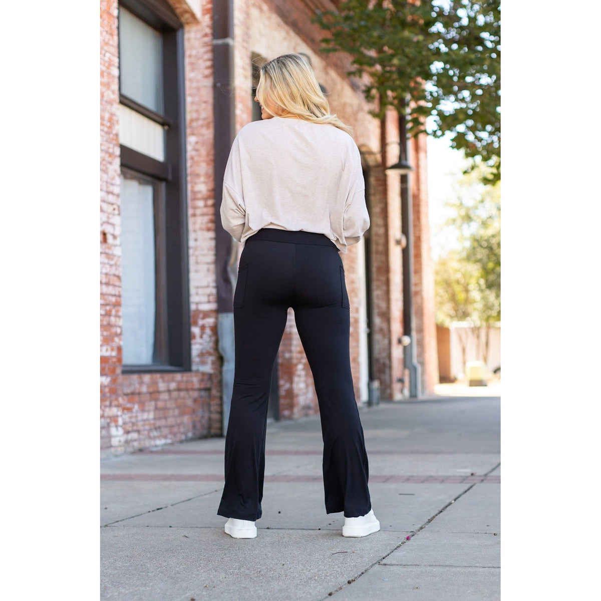 Black Bootcut Leggings