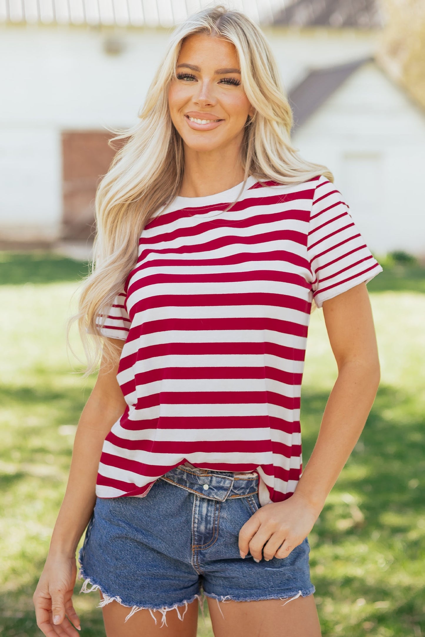 June Stripe Tee
