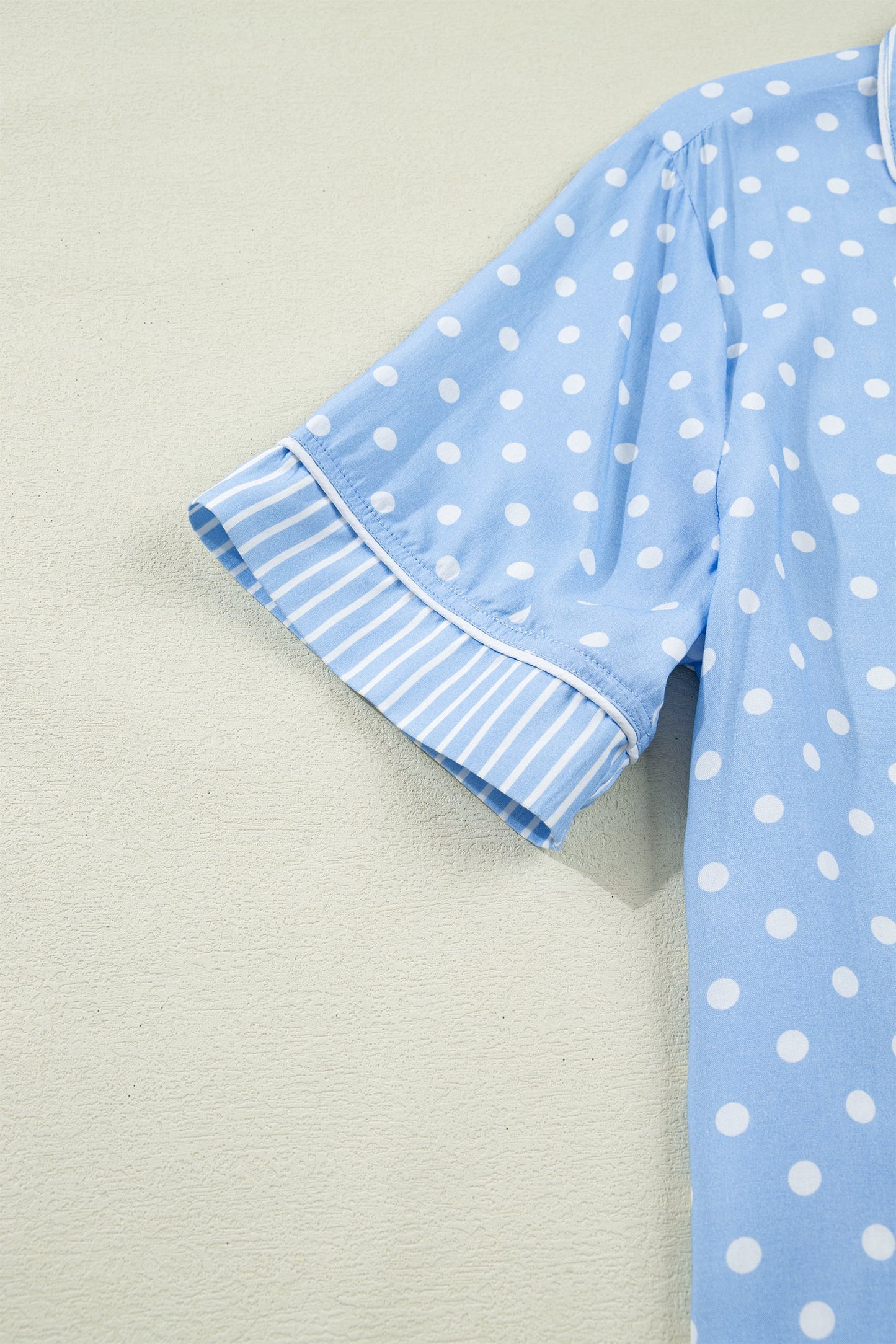 Sky Blue Soft Short Pajama Set