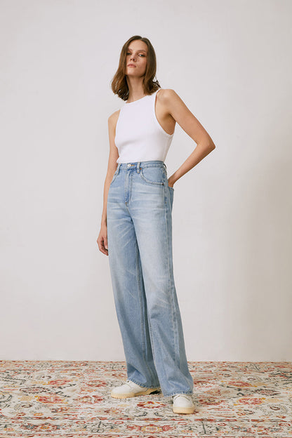 High Rise Wide Jeans