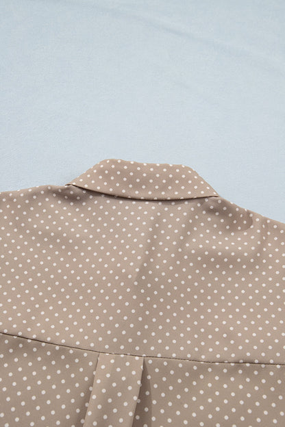 Cuffed Short Sleeve Button Shirt