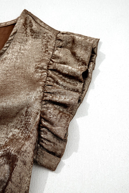 Metallic Top Gold