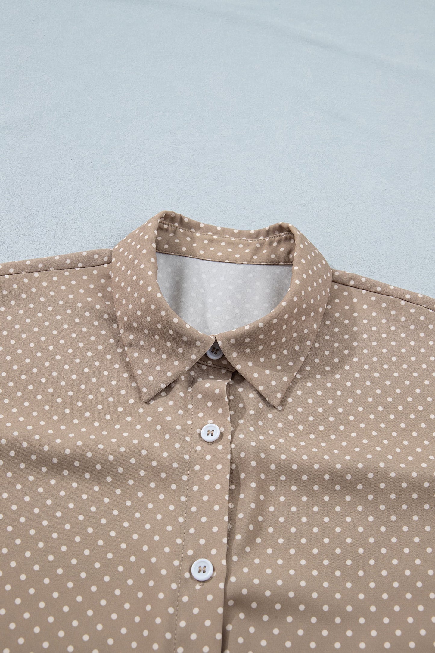 Cuffed Short Sleeve Button Shirt