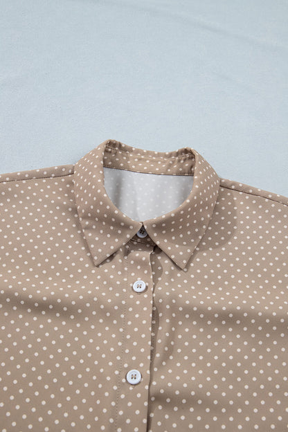 Cuffed Short Sleeve Button Shirt