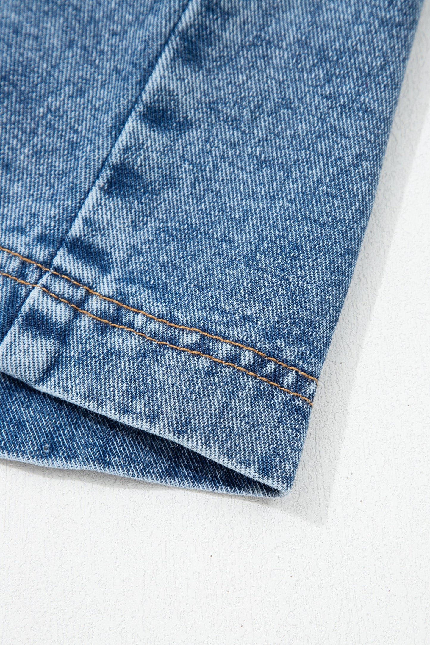 Sleeveless Denim Short Dress