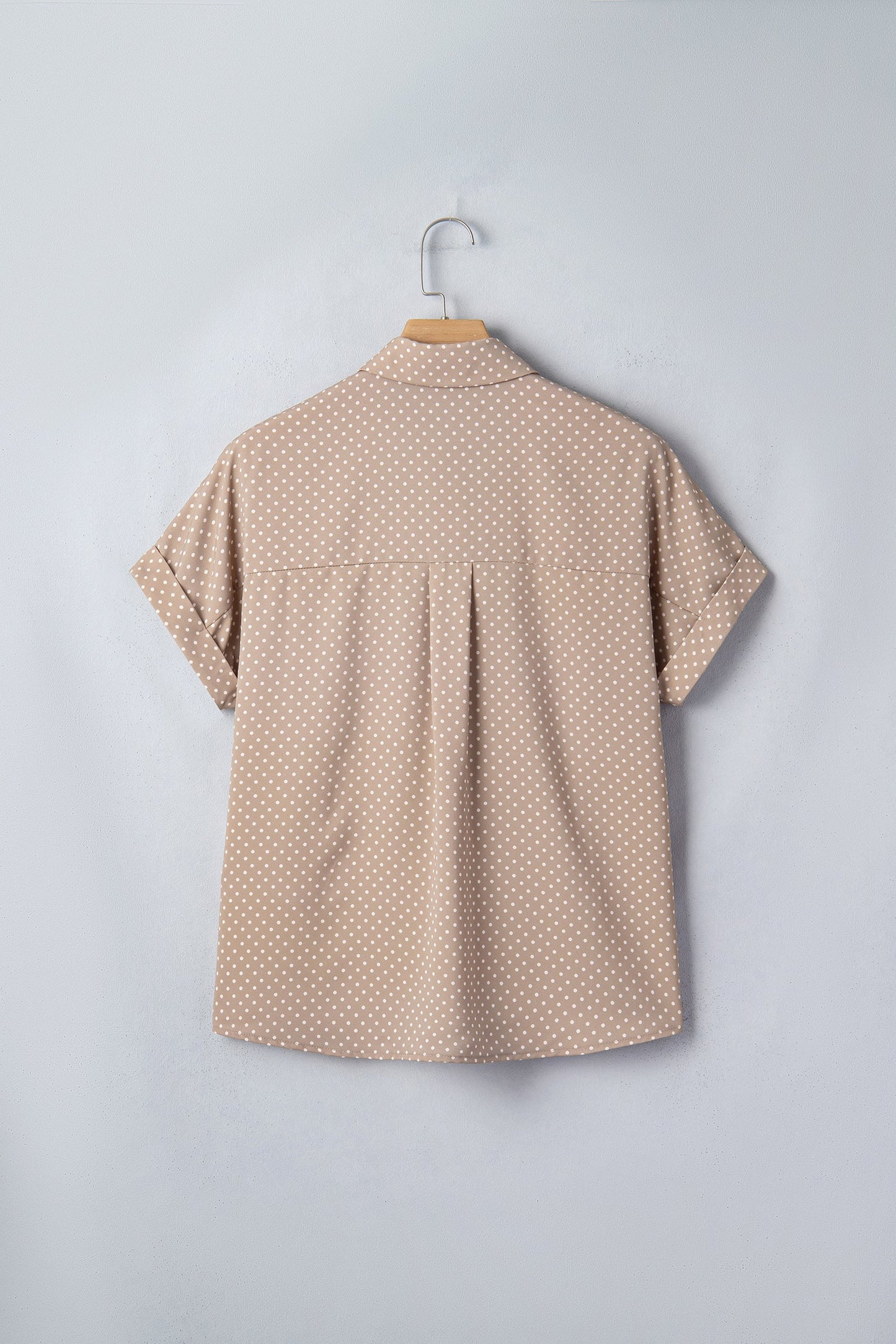 Cuffed Short Sleeve Button Shirt