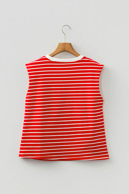 Stripe Loose Tank Top