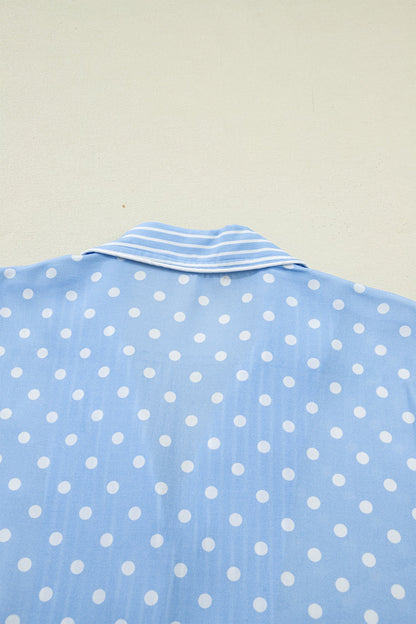 Sky Blue Soft Short Pajama Set