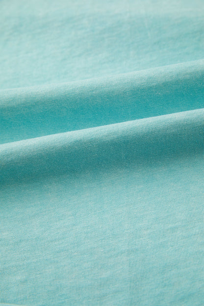 Boxy Cropped Tee Green