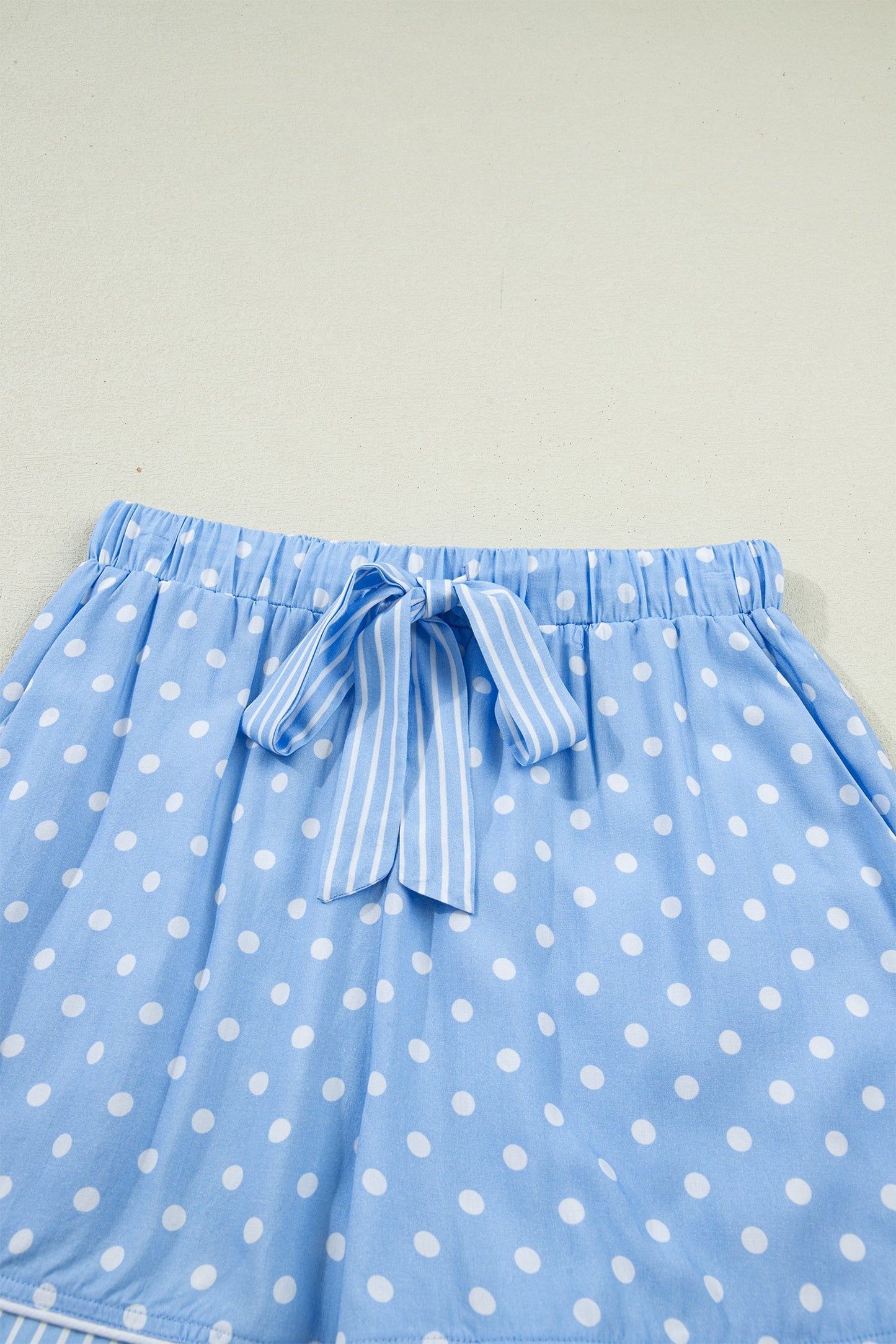 Sky Blue Soft Short Pajama Set