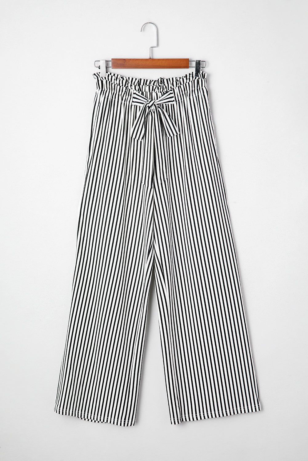 Loose Straight Striped Casual Pants