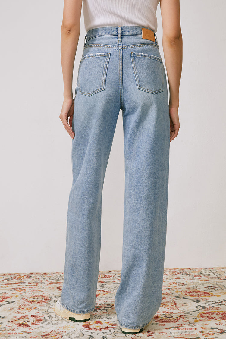 High Rise Wide Jeans