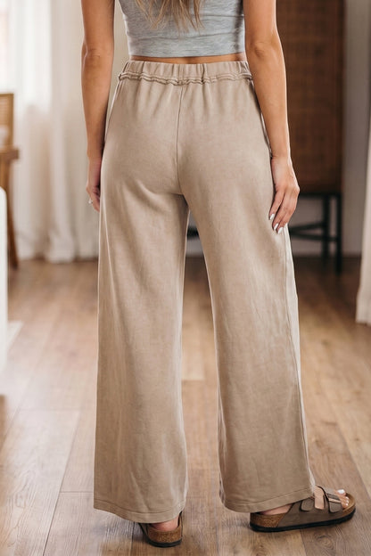 Wide Leg Drawstring Pants