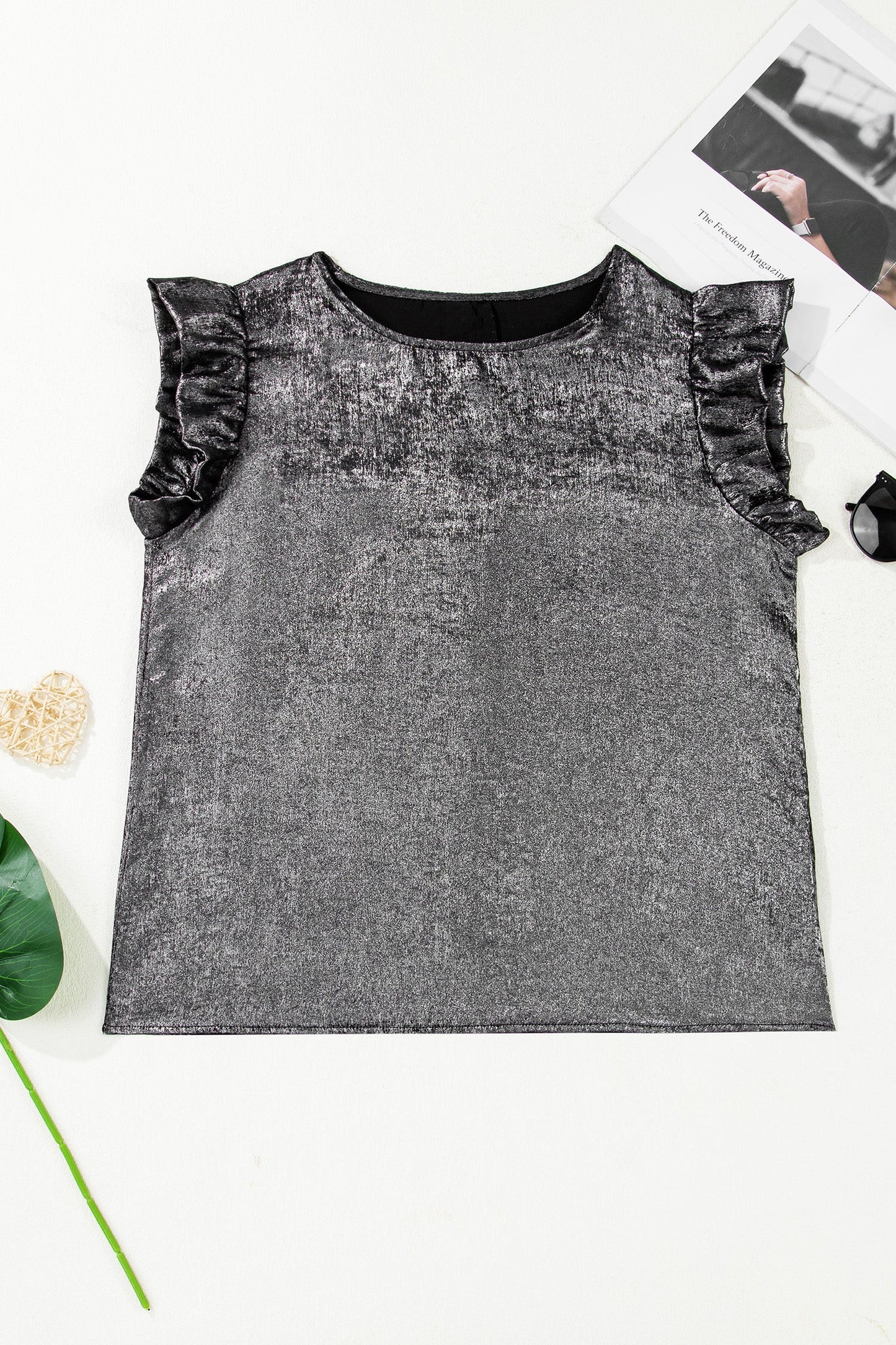 Metallic Top Silver