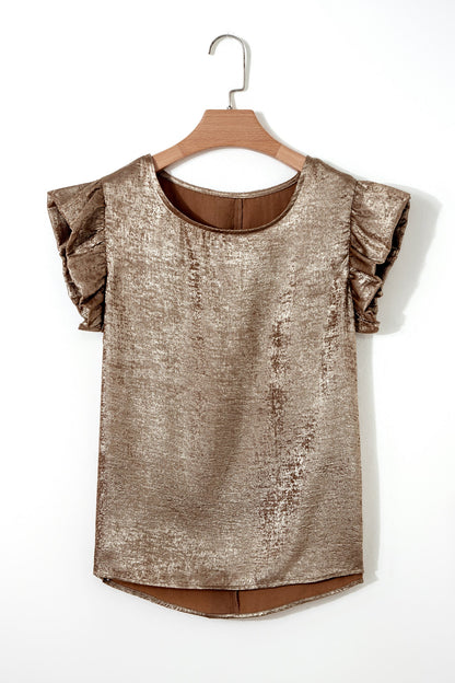 Metallic Top Gold