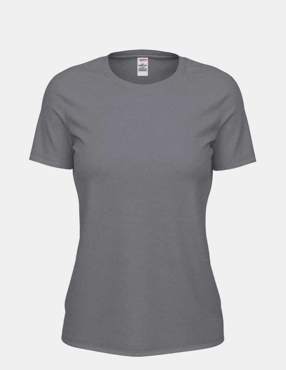 Basic Solid Crew Neck Tee
