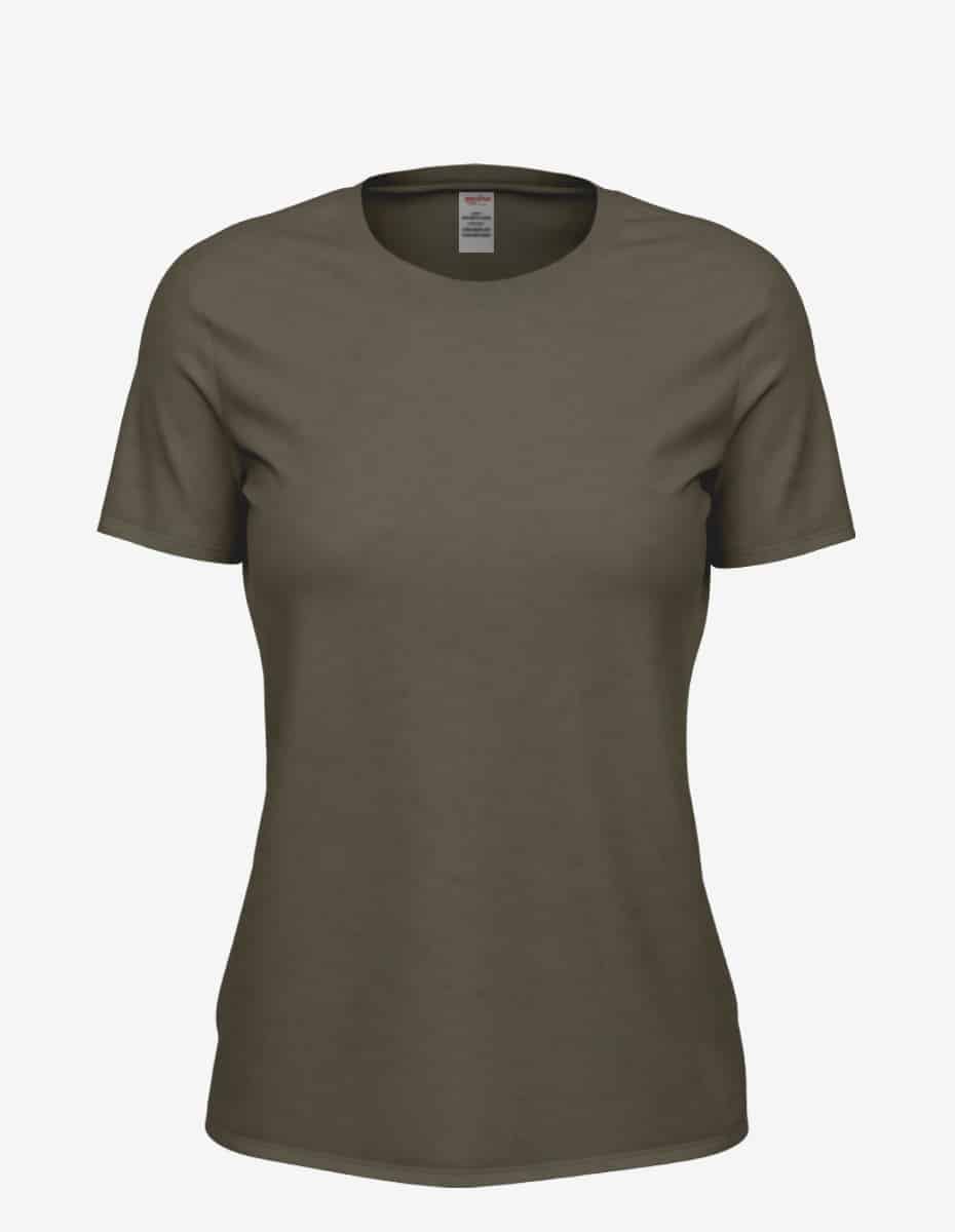 Basic Solid Crew Neck Tee