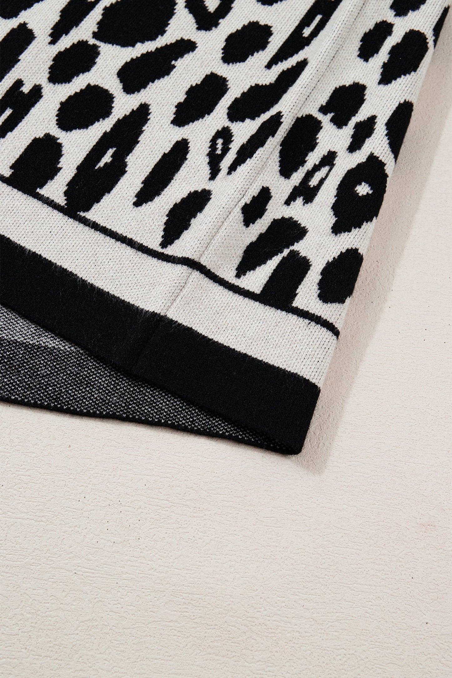 Plus Leopard Knit Top