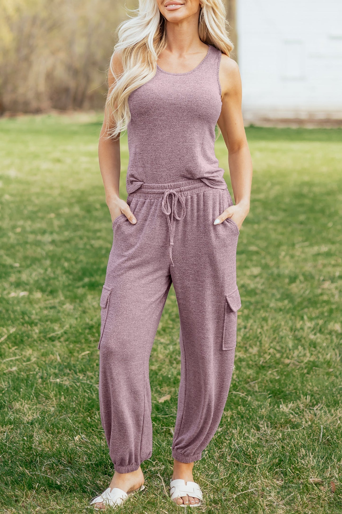 Orchid Casual Tank & Pants Set