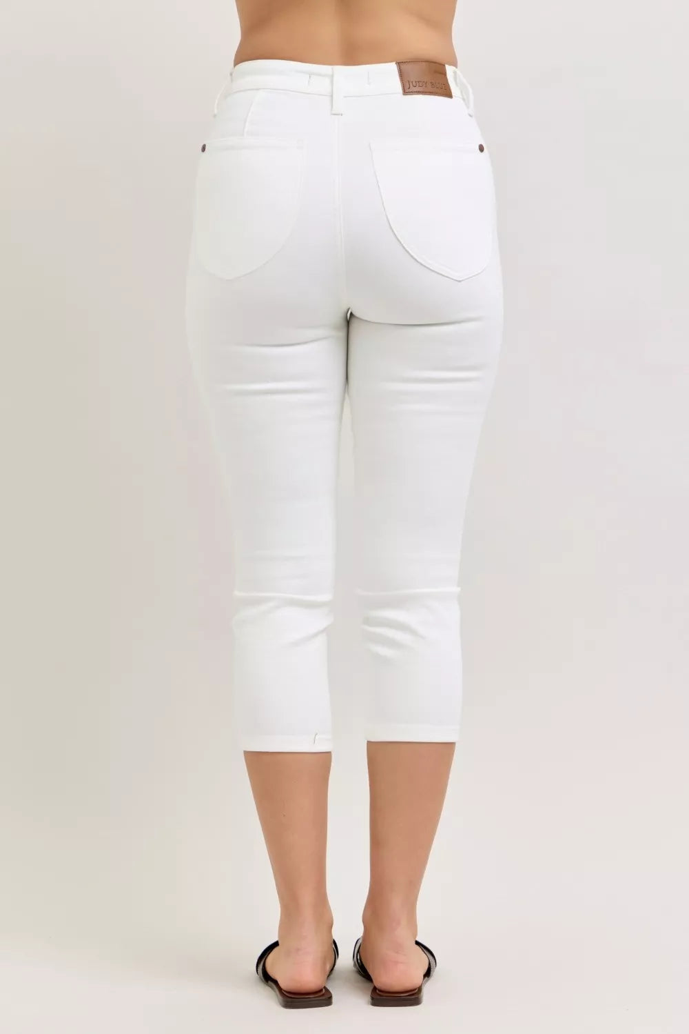 Extended Waistband Capri Pants