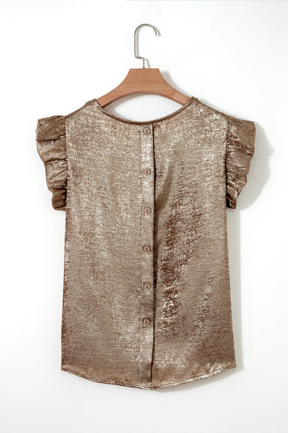 Metallic Top Gold
