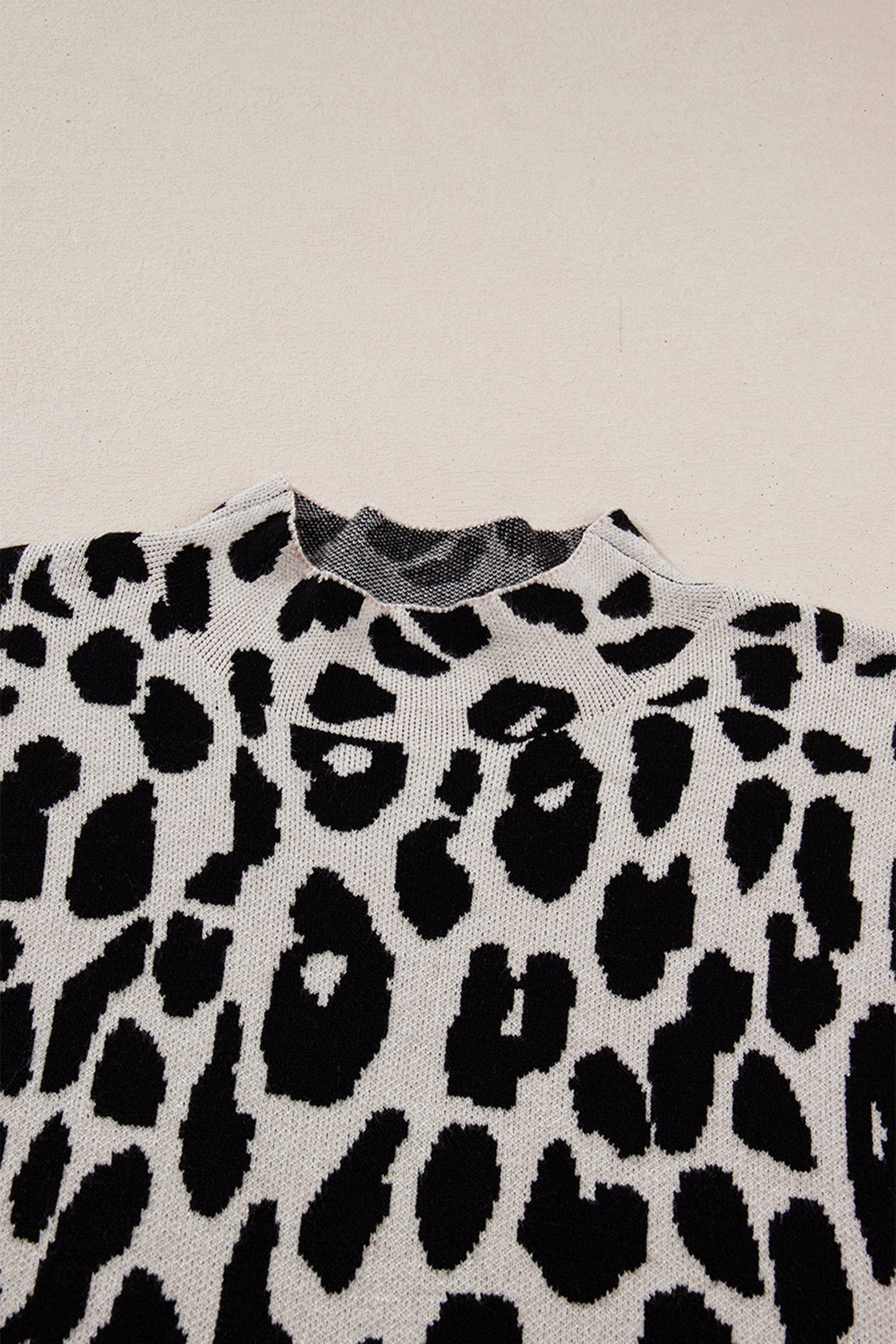 Plus Leopard Knit Top