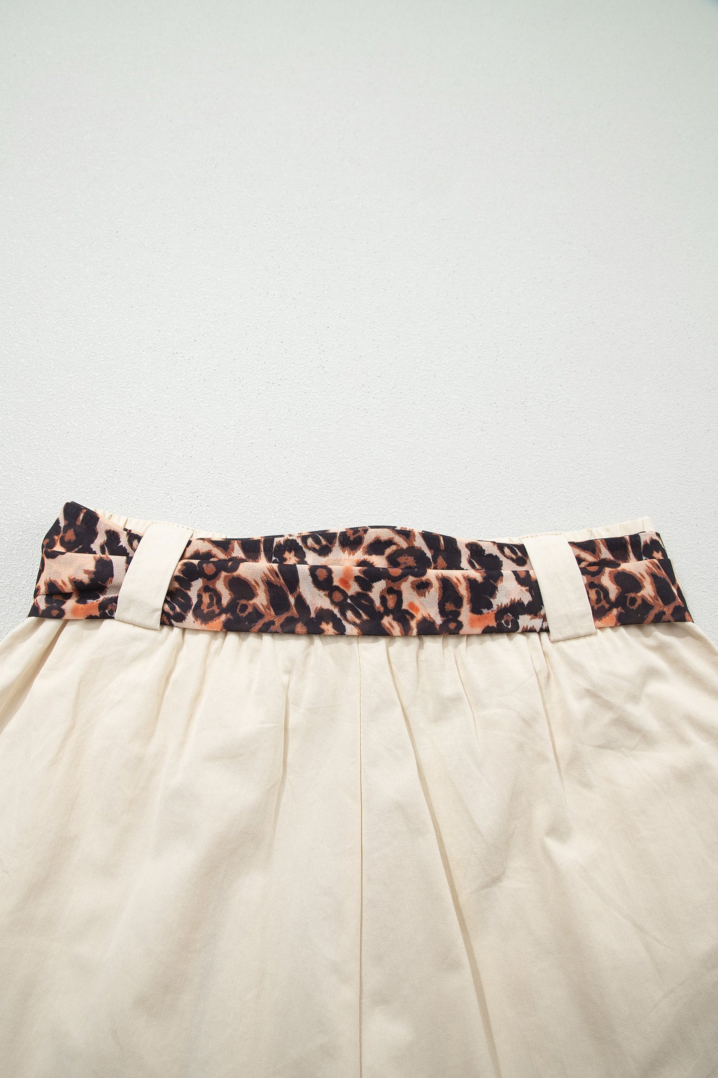 Pleated Wide Leg Shorts