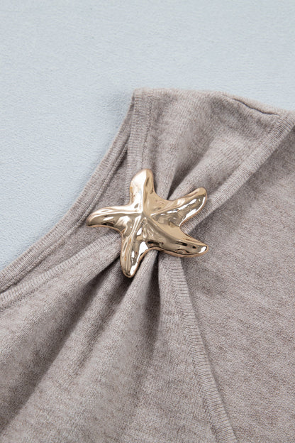 Star Detail Sweater Tank
