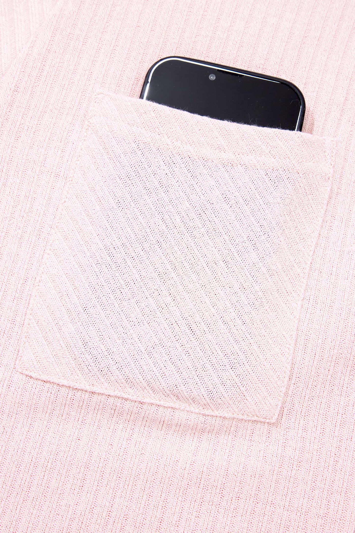 Ribbed Collar Shirt