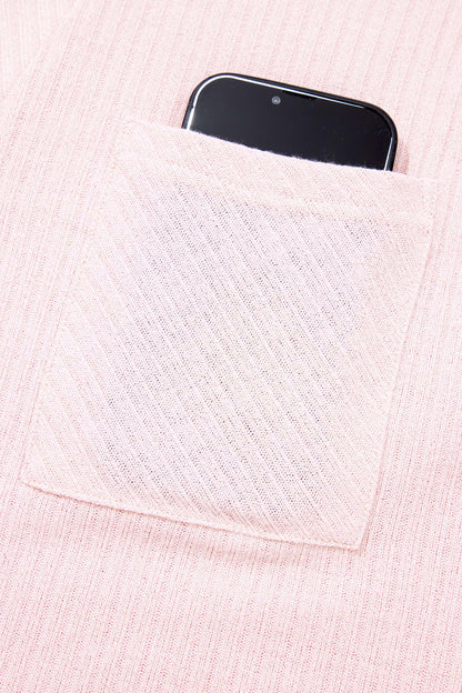 Ribbed Collar Shirt