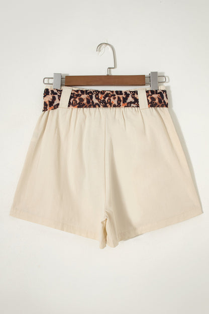Pleated Wide Leg Shorts