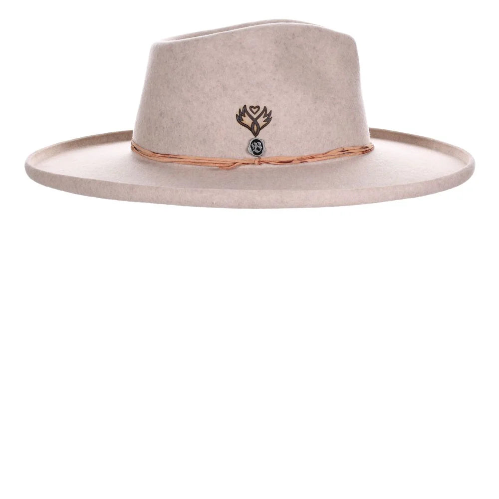 Wide Brim Wool Felt Fedora Hat