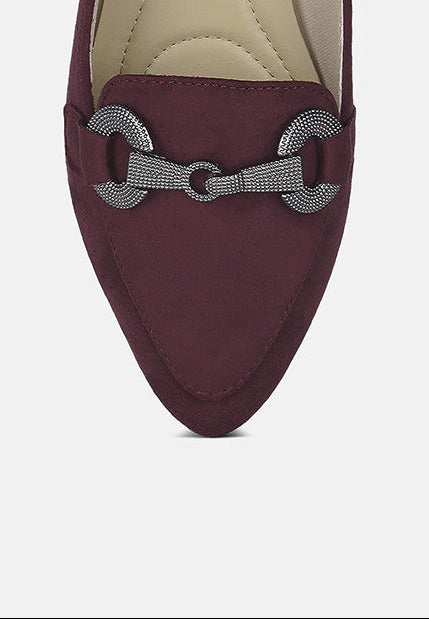 Horsebit Detail Flexible Loafers