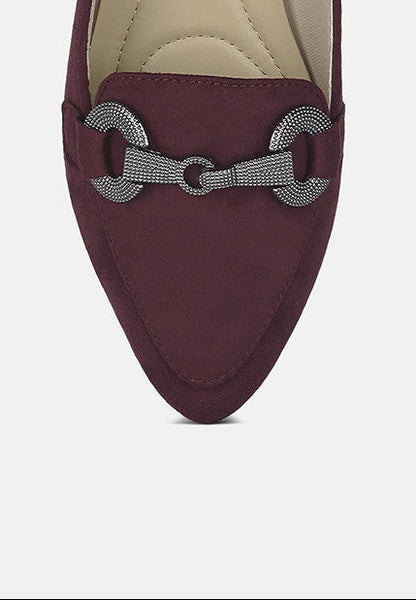 Horsebit Detail Flexible Loafers