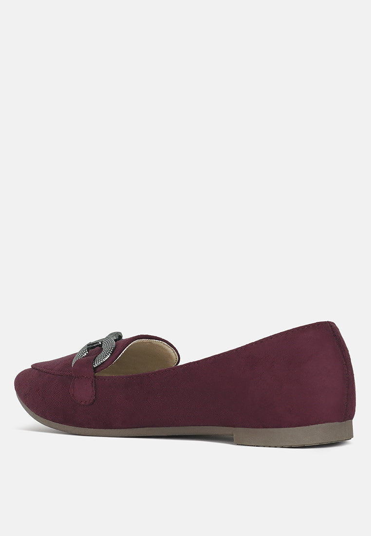 Horsebit Detail Flexible Loafers