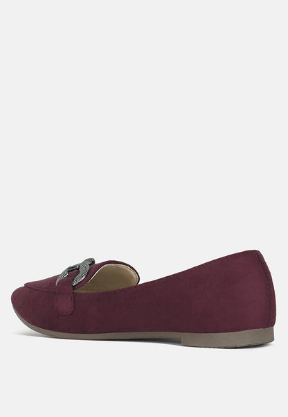 Horsebit Detail Flexible Loafers