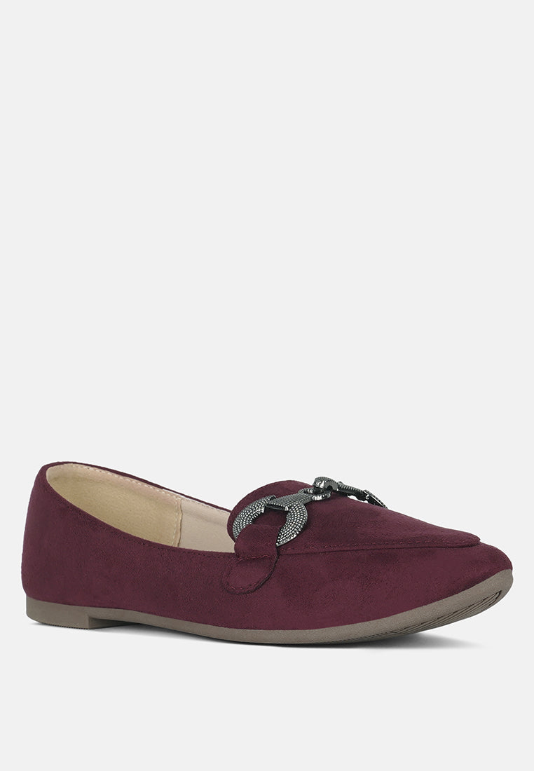 Horsebit Detail Flexible Loafers