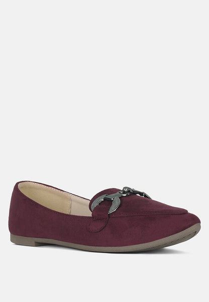 Horsebit Detail Flexible Loafers