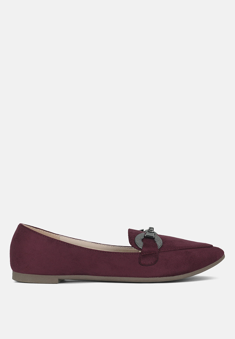 Horsebit Detail Flexible Loafers