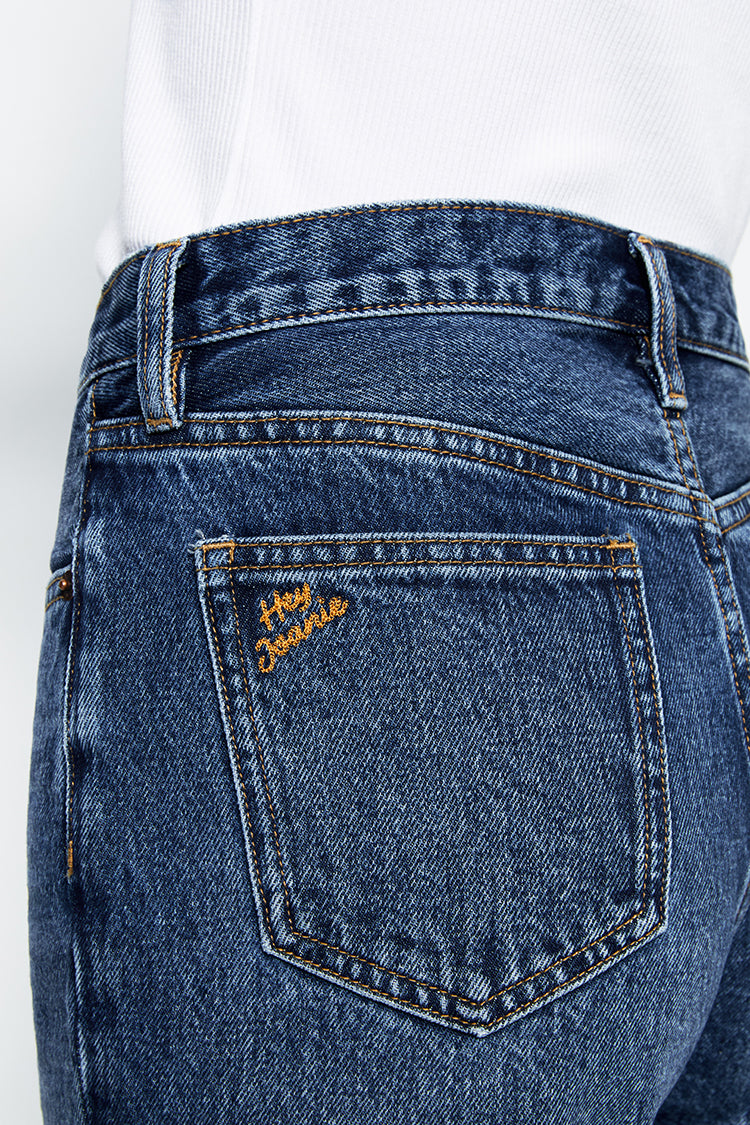 Manhattan Straight Ankle Jeans