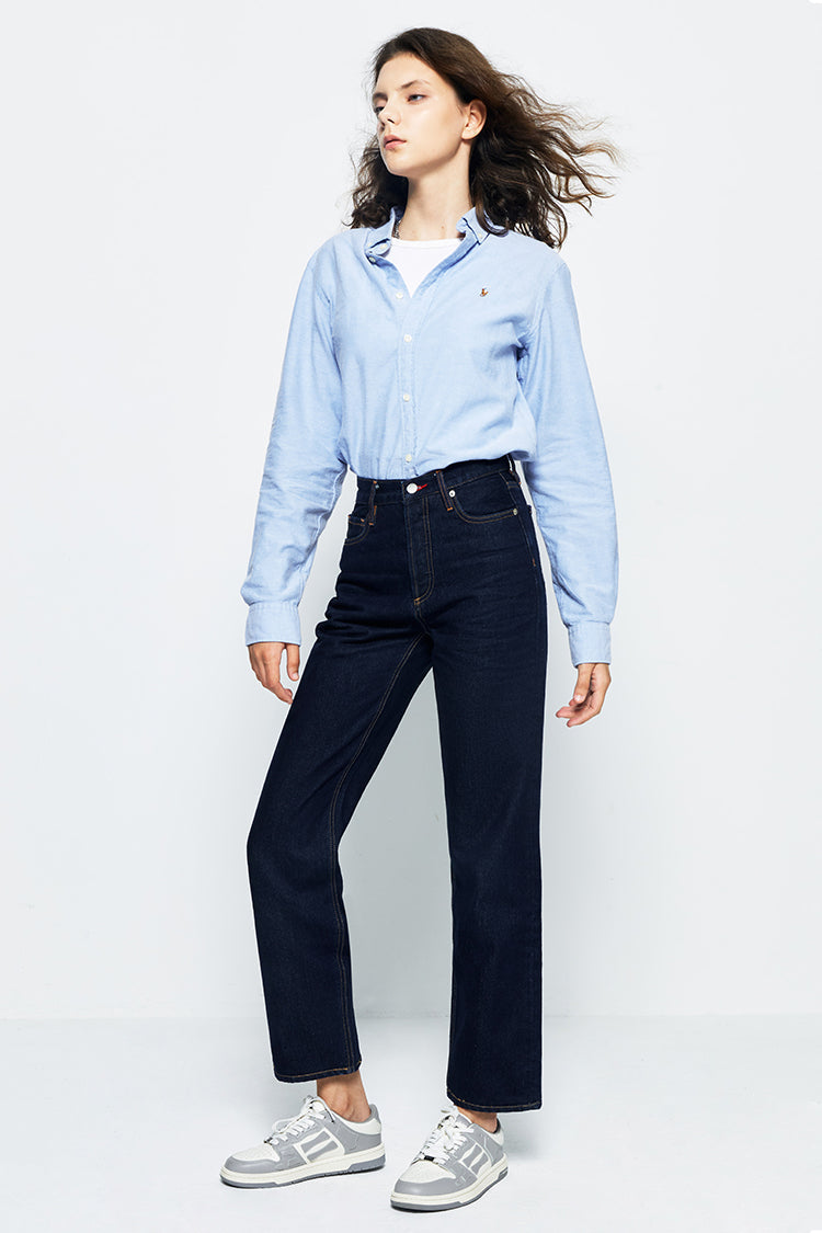 Manhattan Straight Ankle Jeans