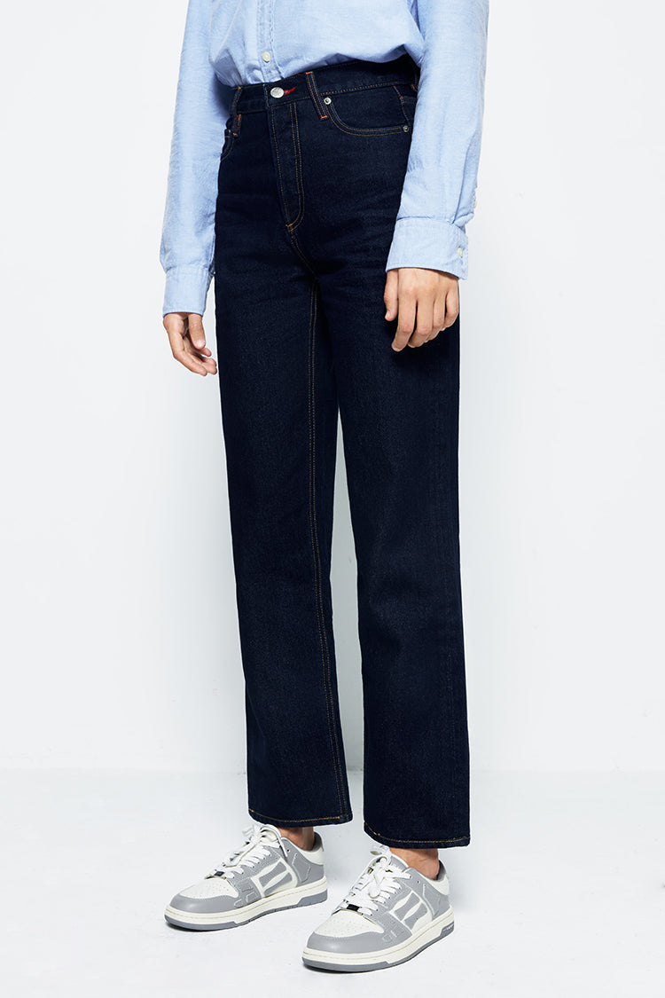 Manhattan Straight Ankle Jeans