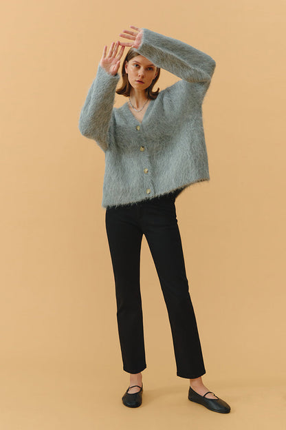 Black Straight Leg & Lined Crop Jeans