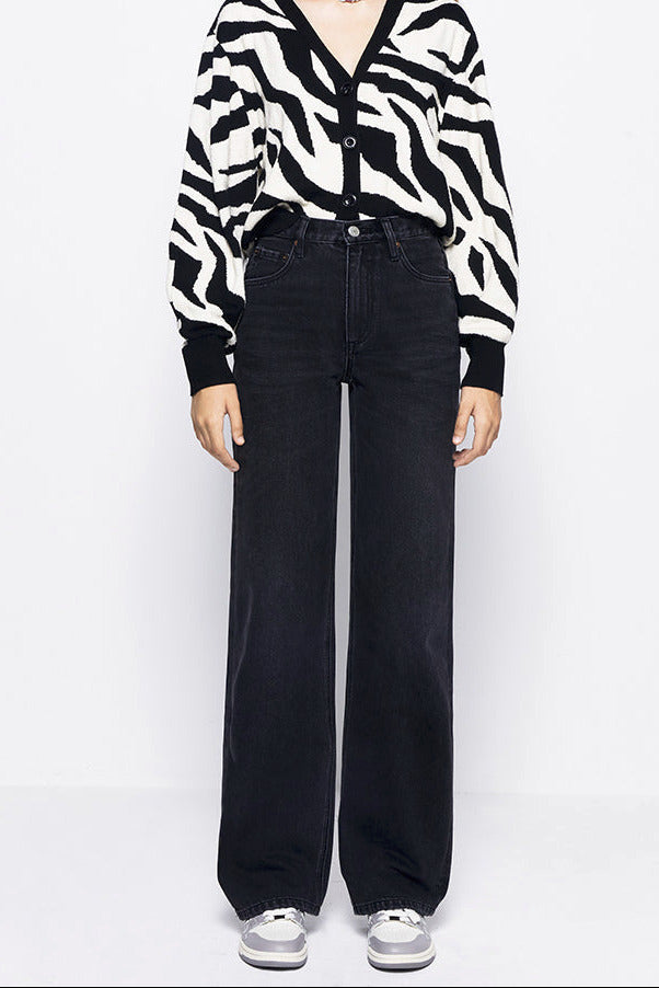 High Rise Wide Jeans