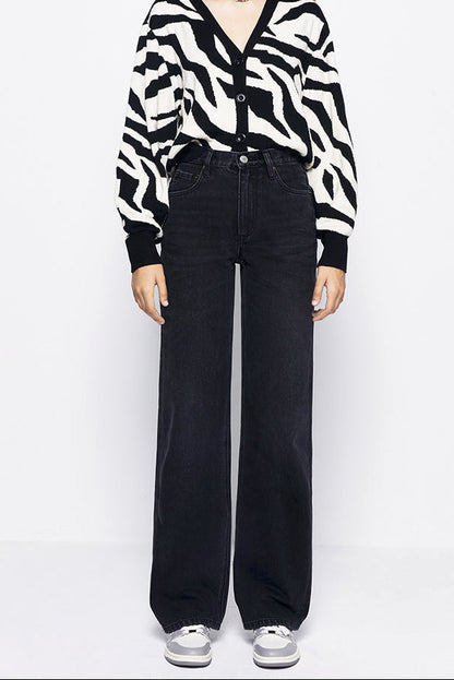 High Rise Wide Jeans